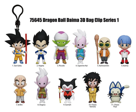 Dragon Ball Daima 3D PVC-Taschenanhänger Serie 1 Blind Bag Display (24)