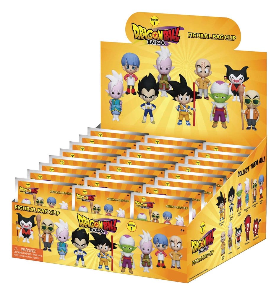 Dragon Ball Daima 3D PVC-Taschenanhänger Serie 1 Blind Bag Display (24)