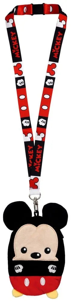 Disney Luxus-Schlüsselband mit Kartenhalter Mickey Mouse