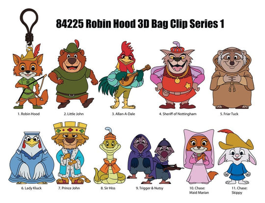 Robin Hood 3D PVC-Taschenanhänger Serie 79 Blind Bag Display (24)