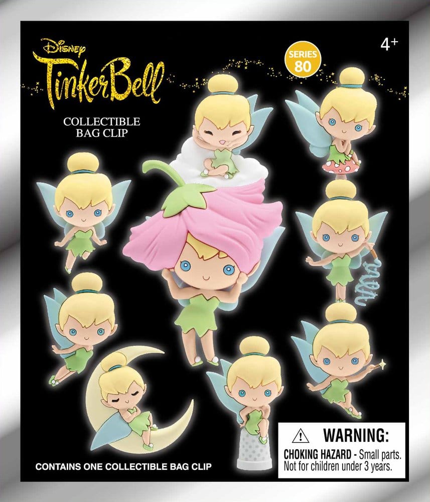 Tinkerbell 3D PVC-Taschenanhänger Serie 81 Blind Bag Display (24)