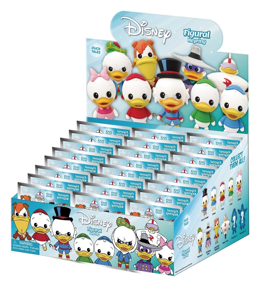 DuckTales 3D PVC-Taschenanhänger Serie 1 Blind Bag Display (24)