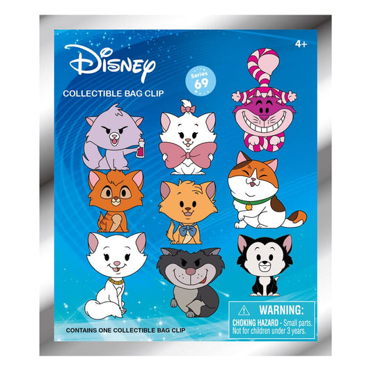 Disney Katzen 3D PVC-Taschenanhänger Serie 69 Display (24)