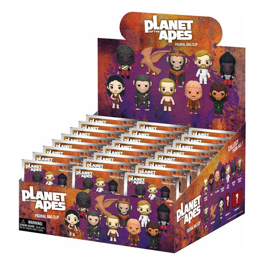 Planet der Affen 3D PVC-Taschenanhänger Serie 1 Display  (24)