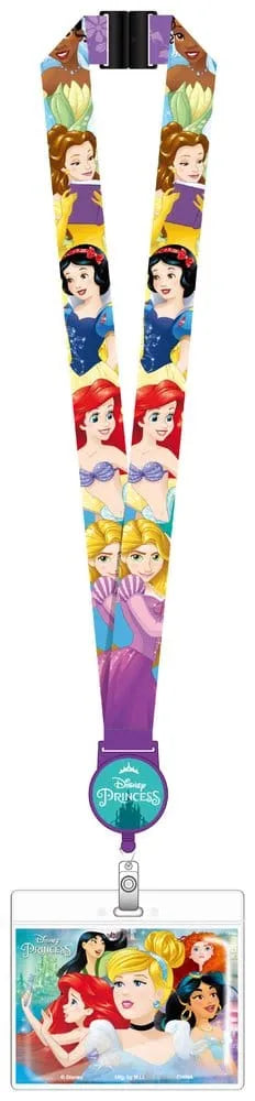 Disney Princess Luxus-Schlüsselband mit Kartenhalter Einziehbar