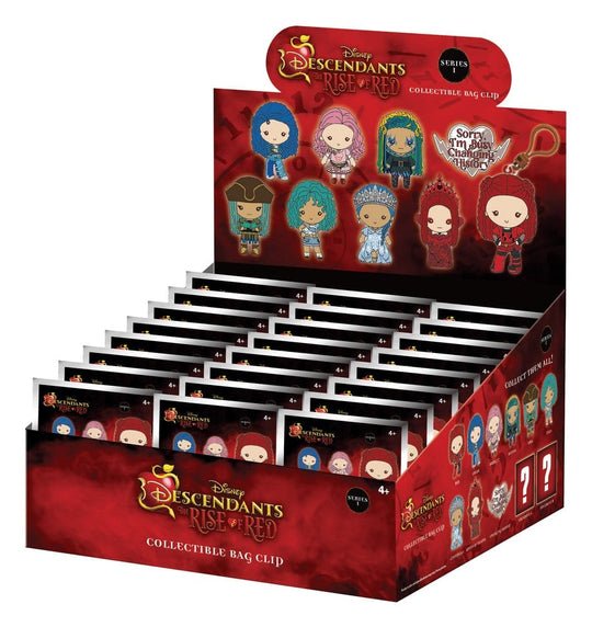 Descendants 3D PVC-Taschenanhänger Serie 1 Display (24)