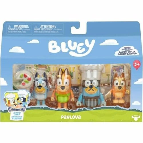 Bluey Lets Play Figuren 4er-Pack Chef Pavlova