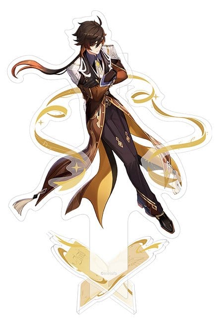 Genshin Impact Anniversary Celebration Series Acryl-Aufsteller Zhongli 6. Jubiläum 11 cm