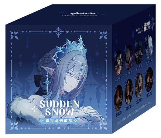 Genshin Impact Sudden Snow Series Ansteck-Pins 6 cm Blind Box Display (6)