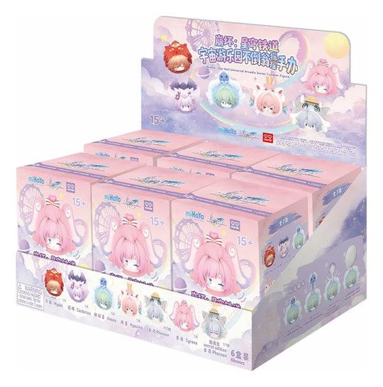 Honkai: Star Rail PVC Minifiguren Cosmic Amusement Park Wobble Doll Blind Box Display (6)
