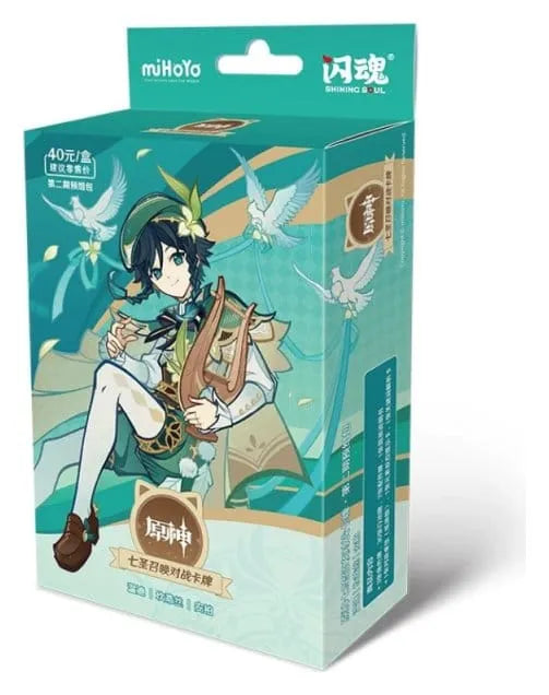 Genshin Impact Sammelkartenspiel - Pre-Build Starter Deck 01 - Venti - Series 2 *Chinesische Version*