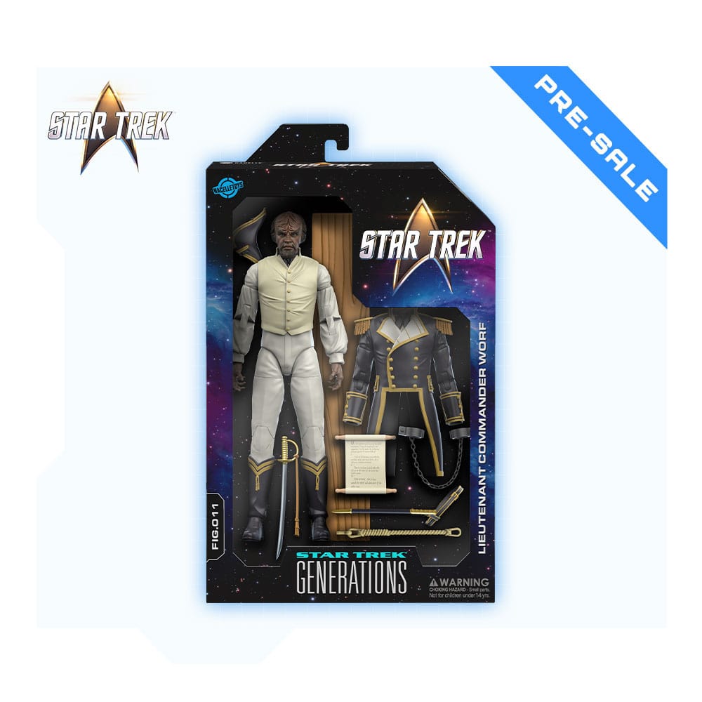 Star Trek: Treffen der Generationen Actionfigur 1/10 Wave 2 Sailor Uniform Worf 16 cm
