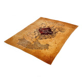 Harry Potter Kuschelige Fleecedecke Marauder´s Map 180 x 200 cm