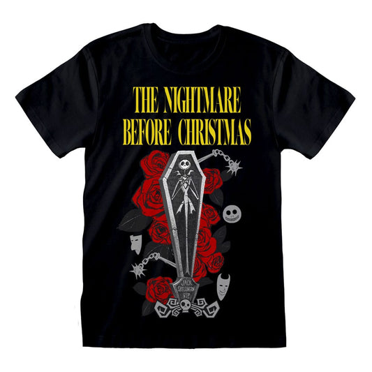 Nightmare Before Christmas T-Shirt Jack Coffin Größe XL