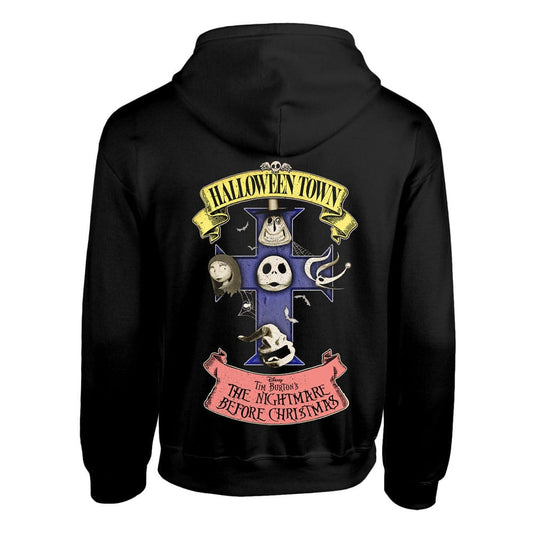 Nightmare before Christmas Kapuzenpullover Halloween Town Größe S