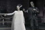 Universal Monsters Actionfiguren 2er-Pack Frankensteins Braut 90th Anniversary The Monster & His Mate (B&W) 18 cm