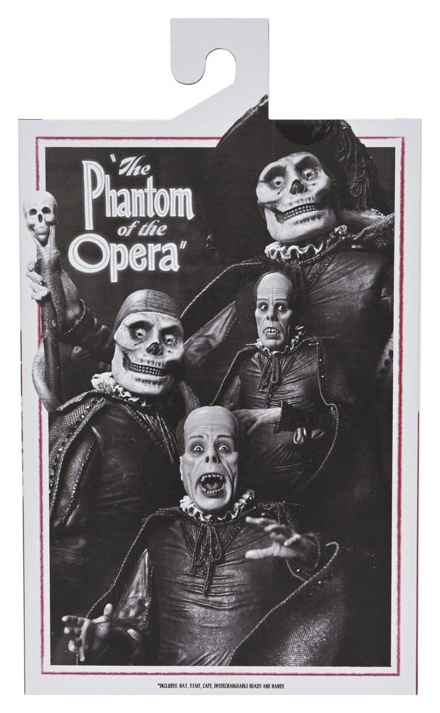 Das Phantom der Oper (1925) Ultimate Actionfigur Masque of the Red Death (B&W) 18 cm