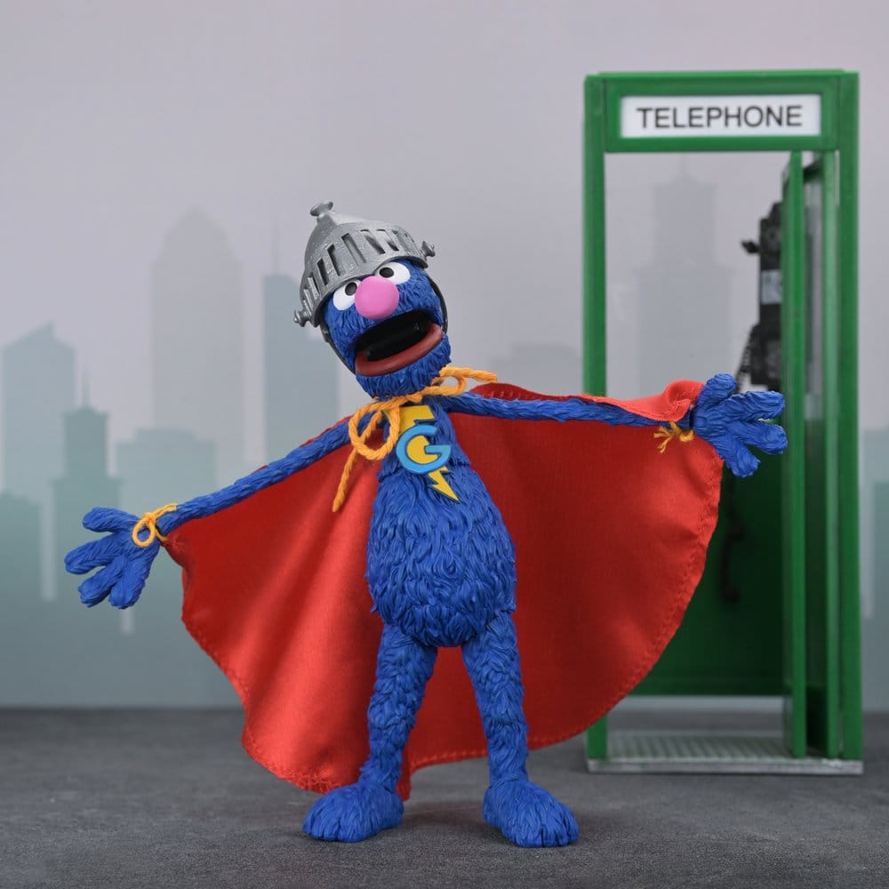 Sesamstraße Ultimate Actionfigur Super Grover 18 cm