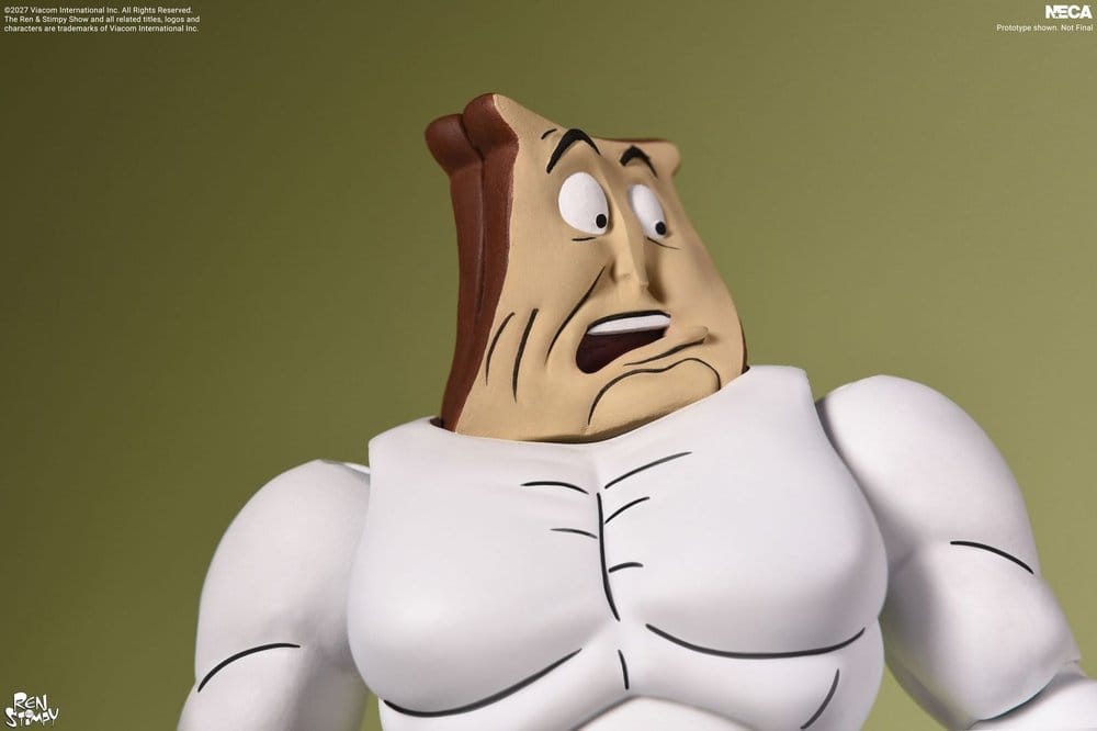 The Ren & Stimpy Show Actionfigur Ultimate Powdered Toast Man 18 cm
