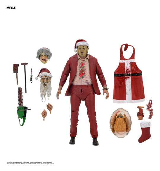 Texas Chainsaw Massacre Ultimate Actionfigur Santa Leatherface 18 cm