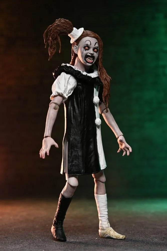 Terrifier 2 2er-Pack Actionfiguren Ultimate Art the Clown & Little Pale Girl 18 cm