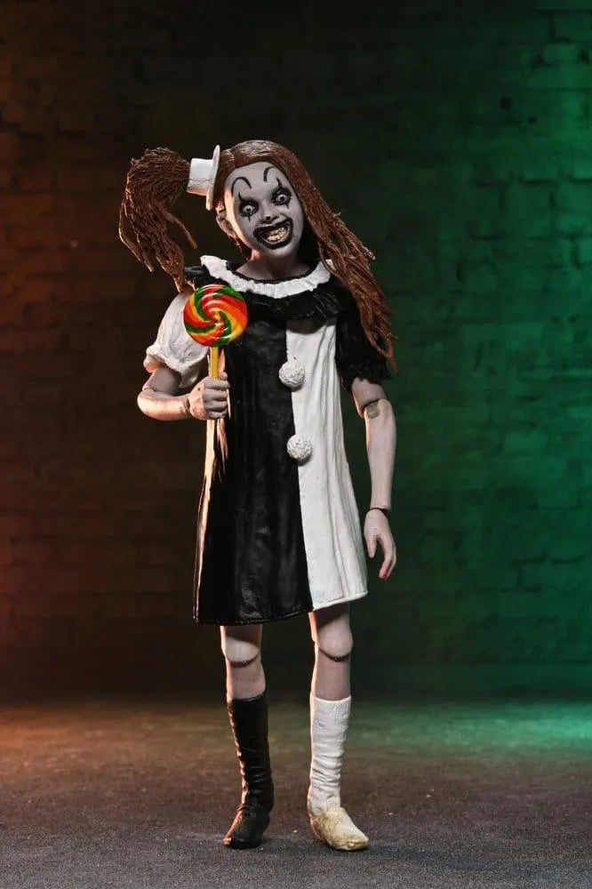 Terrifier 2 2er-Pack Actionfiguren Ultimate Art the Clown & Little Pale Girl 18 cm