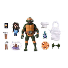 Teenage Mutant Ninja Turtles (Cartoon) Actionfigur Ultimate Michelangelo VHS 18 cm - Smalltinytoystore