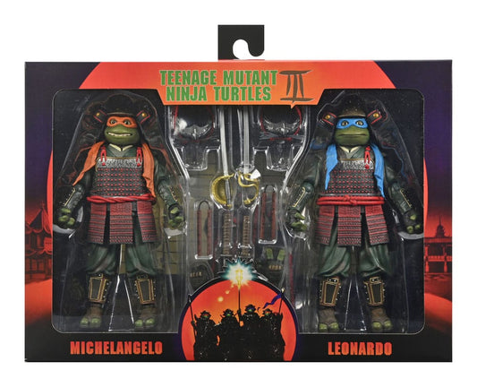 Turtles III Actionfiguren 2-Pack Leonardo & Michelangelo 18 cm