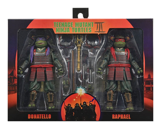 Turtles III Actionfiguren 2-Pack Donatello & Raphael 18 cm