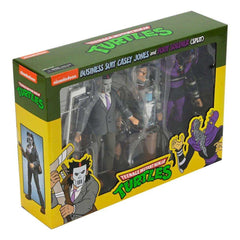 Teenage Mutant Ninja Turtles (Cartoon) 2er-Pack Business Suit Casey Jones & Split Foot Soldier 18 cm - Smalltinytoystore