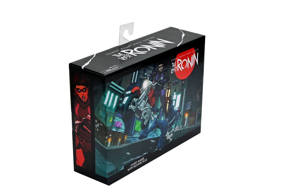 Teenage Mutant Ninja Turtles (The Last Ronin The Lost Years) Actionfigur Casey Marie with Last Ronin Motorcycle 18 cm