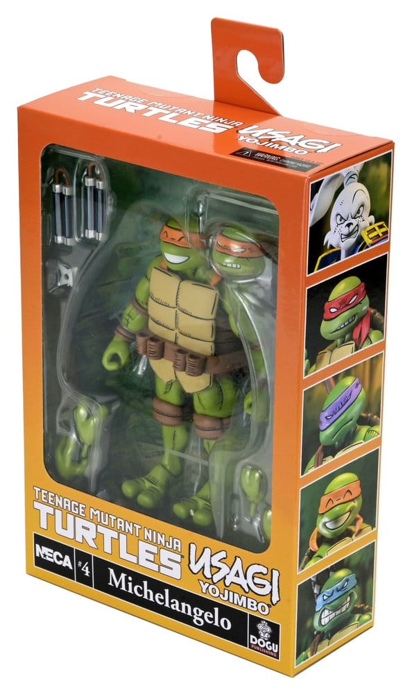 Teenage Mutant Ninja Turtles x Usagi Yojimbo Ultimate Actionfigur Michelangelo 18 cm