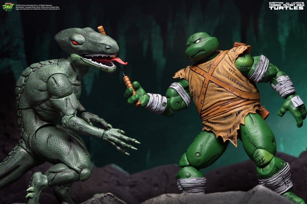 Teenage Mutant Ninja Turtles (Mirage Comics) Actionfiguren 2er-Pack Daimyo Orkai & Raptor 18 cm