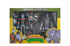 Teenage Mutant Ninja Turtles: Saturday Morning Adventures Actionfiguren 2-Pack Creepy Eddie & Shibano-Sama 17 cm