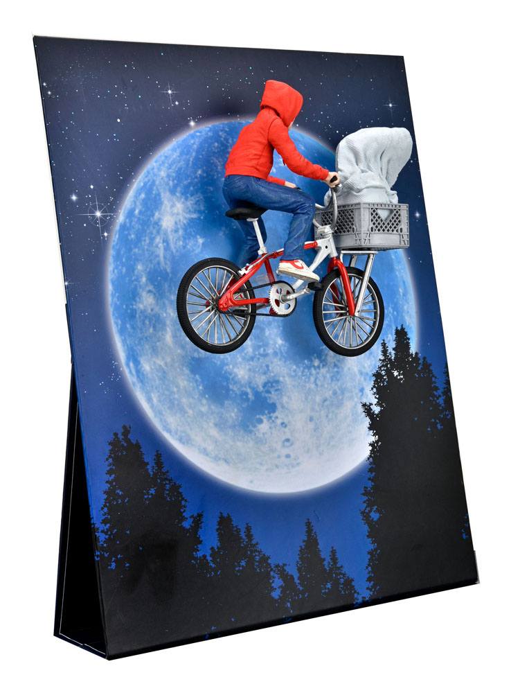 E.T. - Der Außerirdische Actionfigur Elliott & E.T. on Bicycle 13 cm