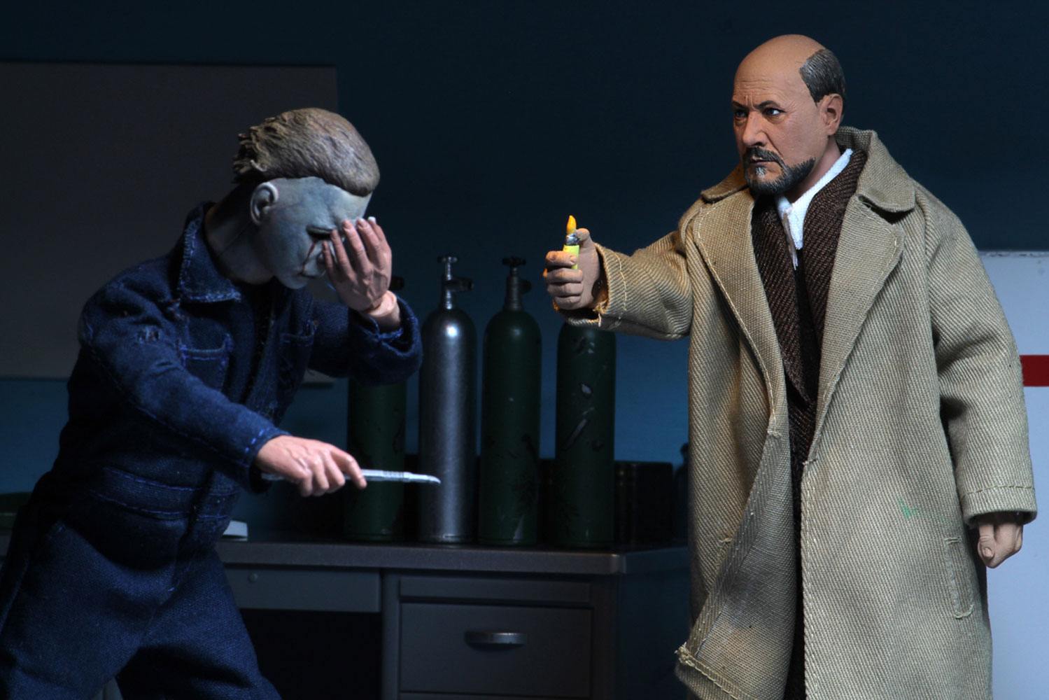 Halloween II Retro Actionfiguren Doppelpack Doctor Loomis & Laurie Strode 20 cm