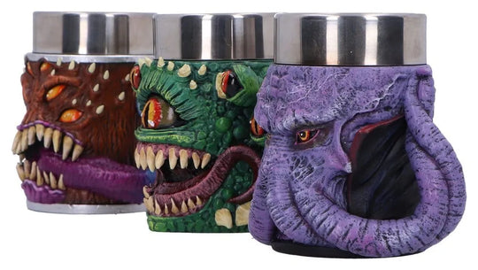 Dungeons & Dragons 3er Set Mini-Krüge Mini Monster 9 cm