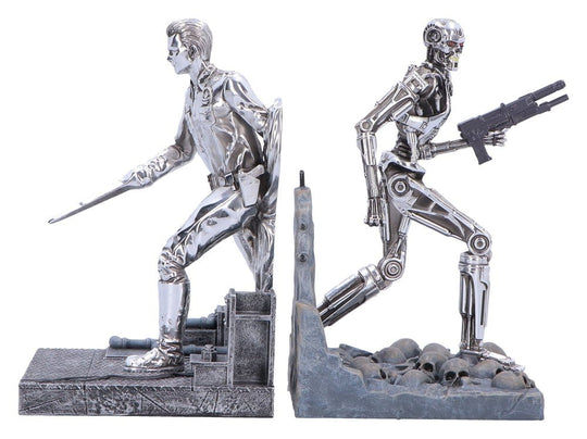Terminator 2 Buchstützen T-1000 vs T-800 19 cm
