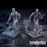 Terminator 2 Buchstützen T-1000 vs T-800 19 cm