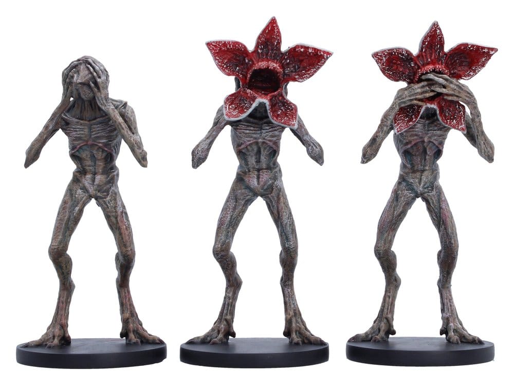 Stranger Things Figur Three Wise Demogorgons 16 cm
