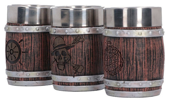 One Piece Schnapsgläser-Set Barrel 8 cm