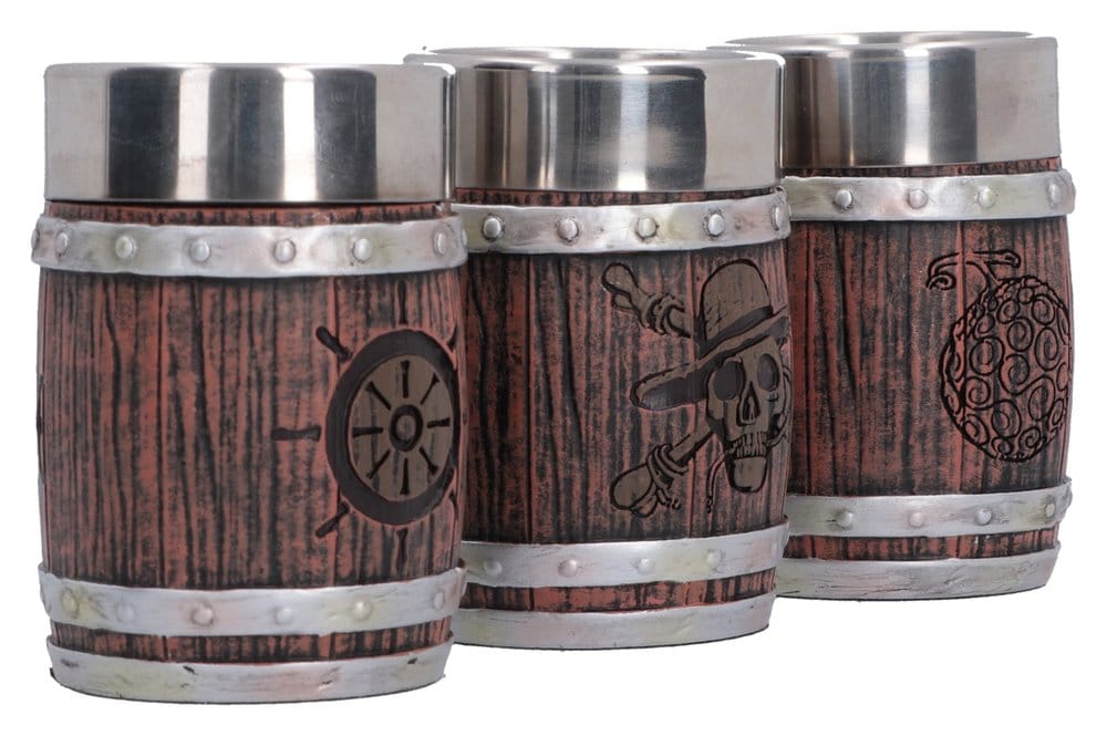 One Piece Schnapsgläser-Set Barrel 8 cm