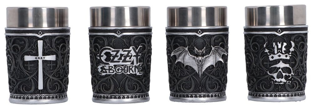 Ozzy Osbourne Schnapsgläser-Set Prince of Darkness 9 cm
