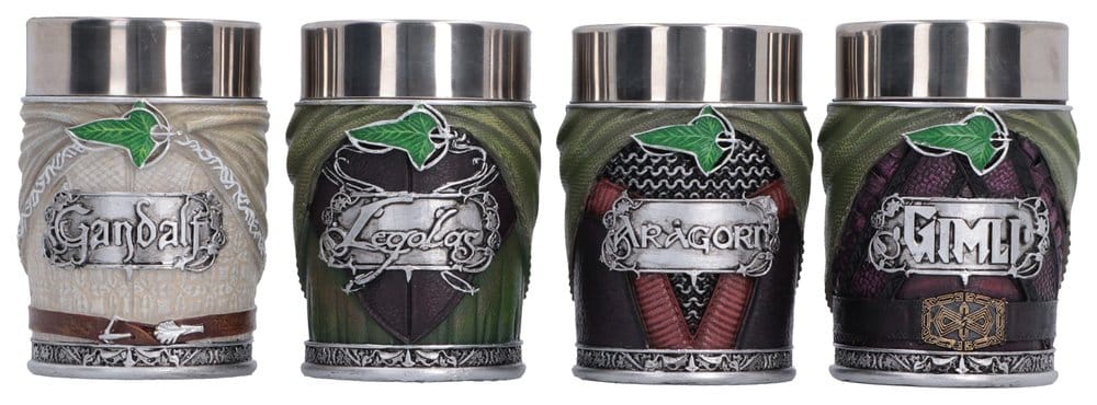 Der Herr der Ringe Mini-Becher Set The Fellowship 4 cm