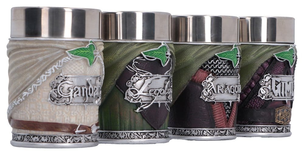 Der Herr der Ringe Mini-Becher Set The Fellowship 4 cm