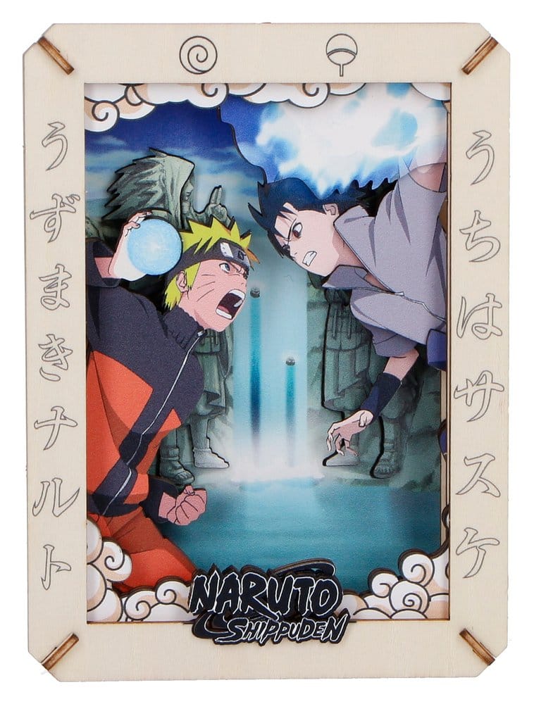Naruto Modellbausatz Wooden Theatre The Final Valley (Medium) 14 cm