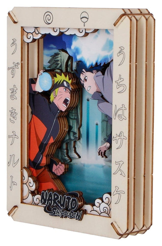 Naruto Modellbausatz Wooden Theatre The Final Valley (Medium) 14 cm