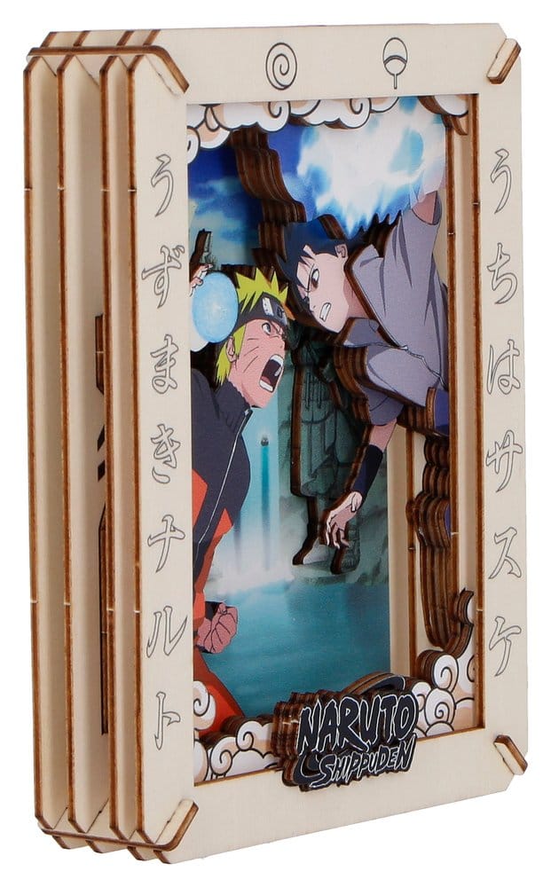 Naruto Modellbausatz Wooden Theatre The Final Valley (Medium) 14 cm