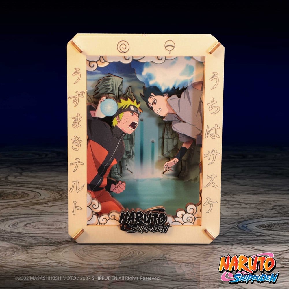 Naruto Modellbausatz Wooden Theatre The Final Valley (Medium) 14 cm