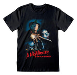 Nightmare on Elm Street T-Shirt Logo Poster Black Größe S